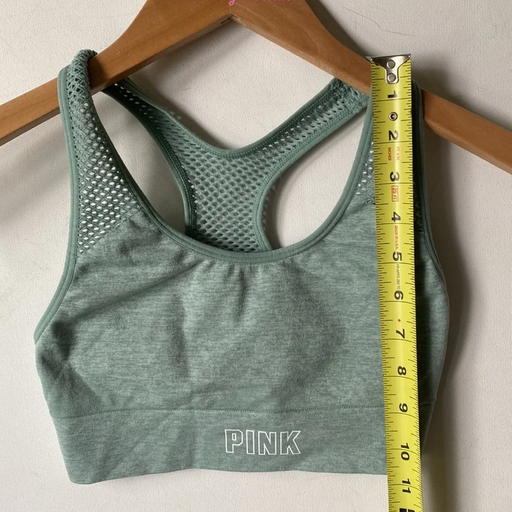 PINK Sport Victoria's Secret Light green Sports Bra, Size XS